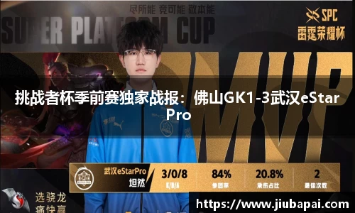 挑战者杯季前赛独家战报：佛山GK1-3武汉eStarPro
